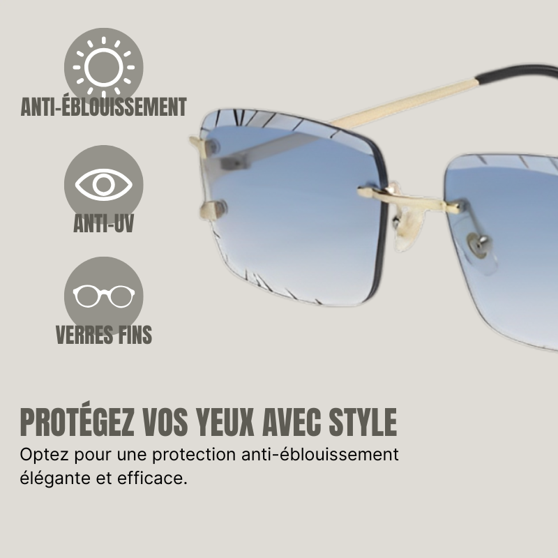 Rimless glasses
